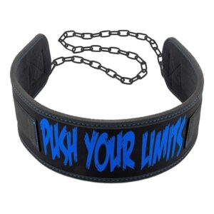 ceinture de lest bleue avec chaine - cp sports