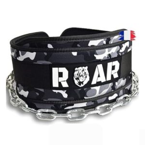 ceinture de lest camouflage avec chaine - roar