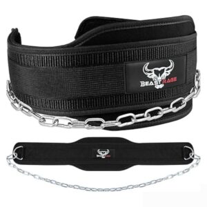 ceinture de lest noire avec chaine - beast rage