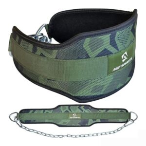 ceinture de lest vert camo avec chaine - aqf