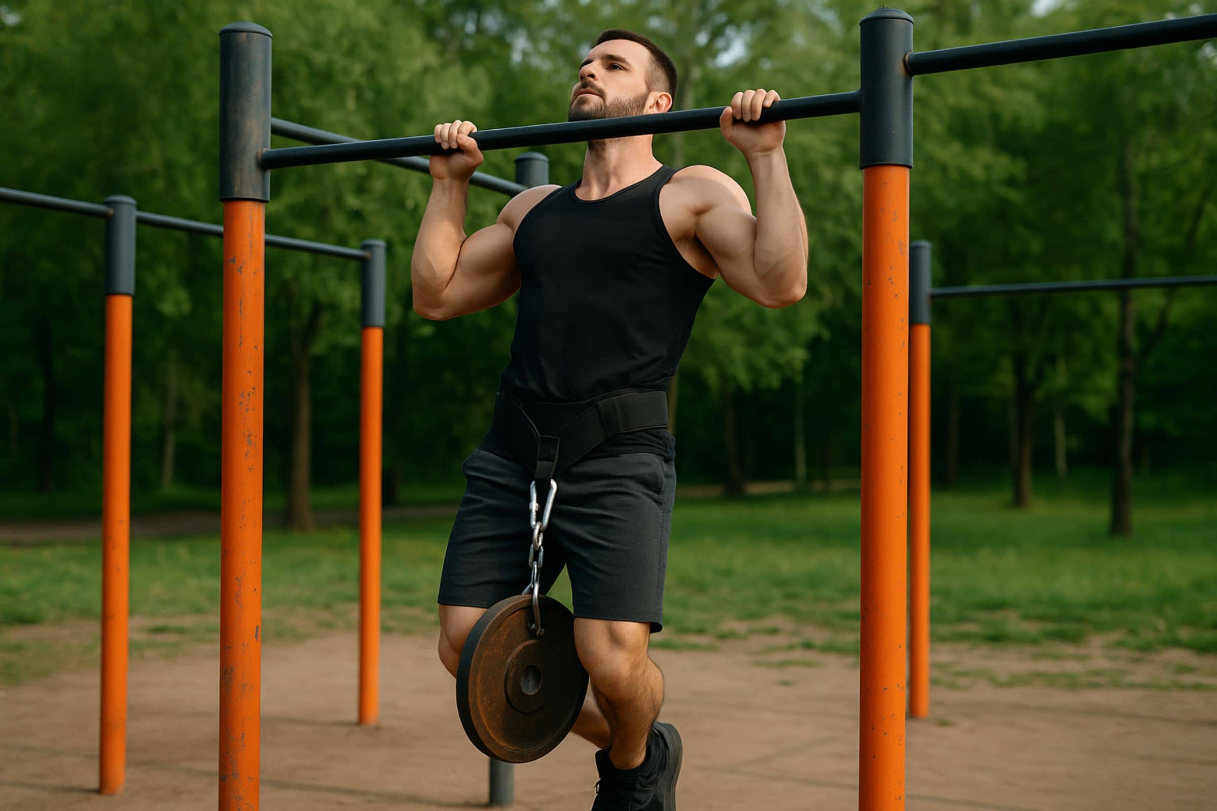 tractions lestée progression musculation